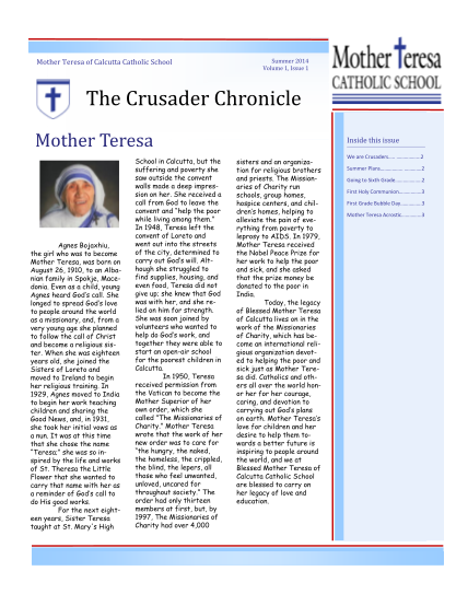 444676473-the-crusader-chronicle-mother-teresa-of-calcutta-catholic-school-motherteresacatholicschool