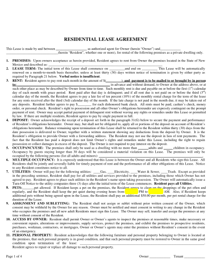 44471518-new-mexico-residential-lease-agreement-form-wikiform