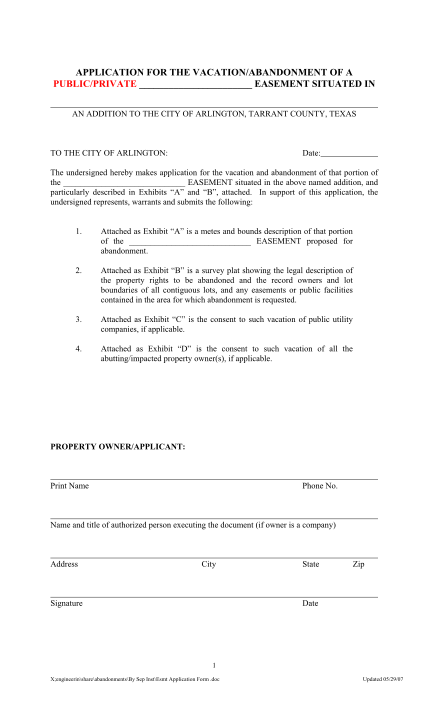 446269-fillable-vacate-easement-cover-letter-form-arlingtontx