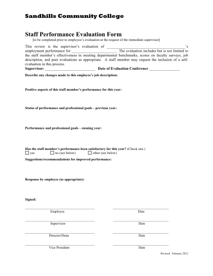 44685412-staff-performance-evaluation-form-sandhills-community-college-sandhills