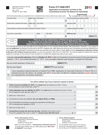 446914372-ct-1040-ext-2015-application-for-extension-of-time-to-file-connecticut-income-tax-return-for-individuals-2015-application-for-extension-of-time-to-file-connecticut-income-tax-return-for-individuals