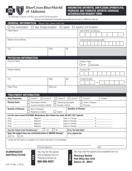 44764180-pcsi-10-drug-auth-req-form-blue-cross-and-blue-shield-of-bcbsal