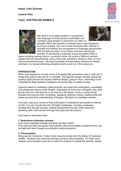 447694926-home-tutor-scheme-lesson-plan-topic-australian-animals-we-need-to-encourage-students-to-experiment-with-language-so-they-become-comfortable-and-confident-using-english-in-all-its-forms-as-often-as-possible