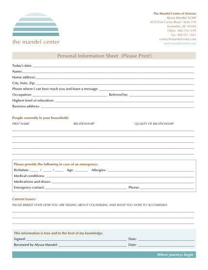 448498515-personal-information-sheet-please-print