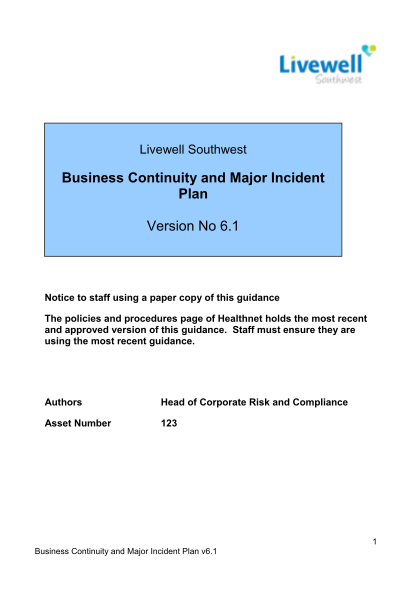 448807114-business-continuity-and-major-incident-plan-version-no-61-livewellsouthwest-co