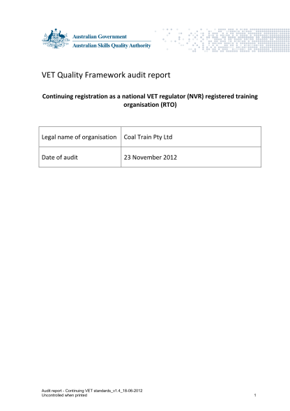 449050603-audit-report-coal-train