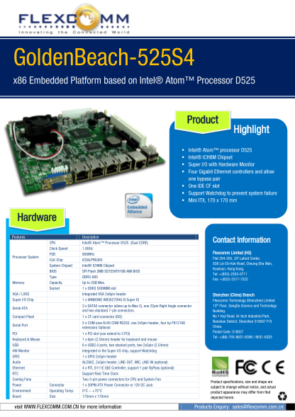 449943287-goldenbeach525s4-x86-embedded-platform-based-on-intel-atom-processor-d525-product-highlight-intel-atom-processor-d525-intel-ich8m-chipset-super-io-with-hardware-monitor-four-gigabit-ethernet-controllers-and-allow-one-bypass-pair-one-i