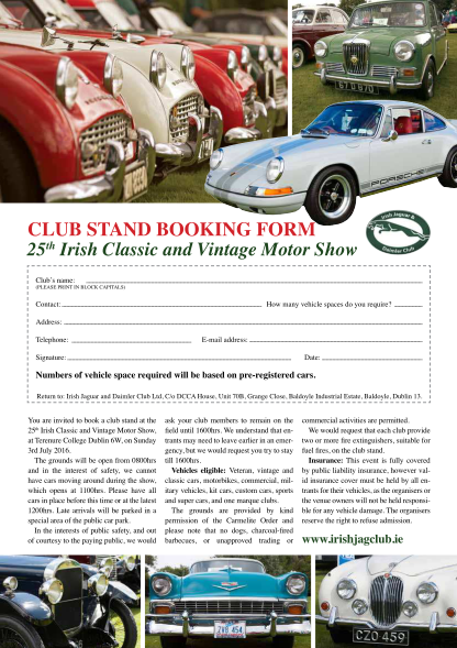 450438620-club-stand-booking-form-th-irish-classic-and-vintage-motor-irishjagclub