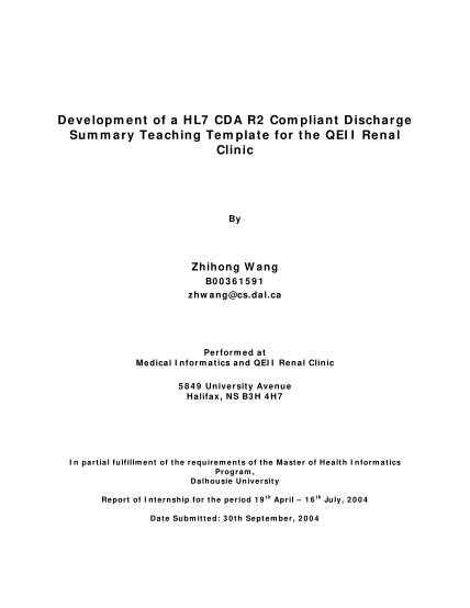 45095707-development-of-a-hl7-cda-r2-compliant-discharge-summary-teaching-template-for-the-qeii-renal-clinic-dalspace-library-dal