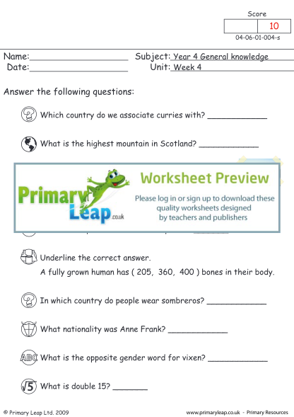451216811-week-4-primary-leap-worksheets-year-4-general-knowledge-weeks-1-10-week-4-primary-resource-exercise