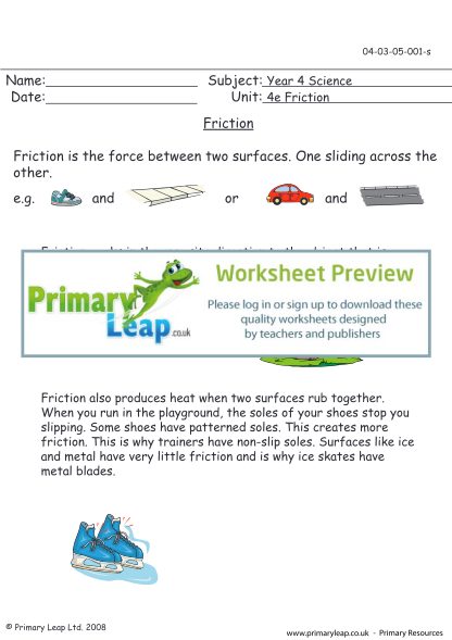 451277446-friction-1-primary-leap-worksheets-year-4-science-unit-4e-friction-friction-1-primary-resource-exercise