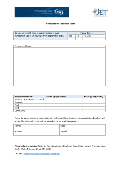 451306291-consultation-feedback-form-hamwic-trust-hamwic