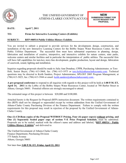 451331472-the-unified-goverment-of-athensclarke-countyaccug-date-april-7-2011-to-firms-for-interactive-learning-centers-exhibits-subject-new-submission-format-for-accug-request-for-proposal-rfp-00514-public-utilities-history-exhibits-you-are