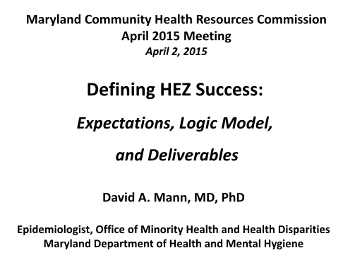 451843520-2014-hez-annual-report-dhmh-marylandgov-dhmh-maryland