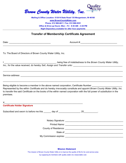 452140115-brown-county-water-utility-inc