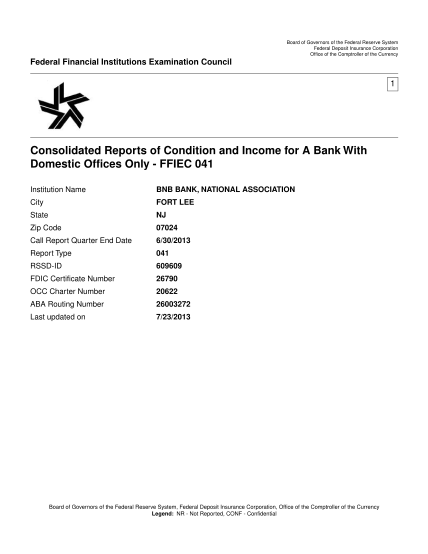 452934700-consolidated-reports-of-condition-and-income-for-bnb-hana-bank