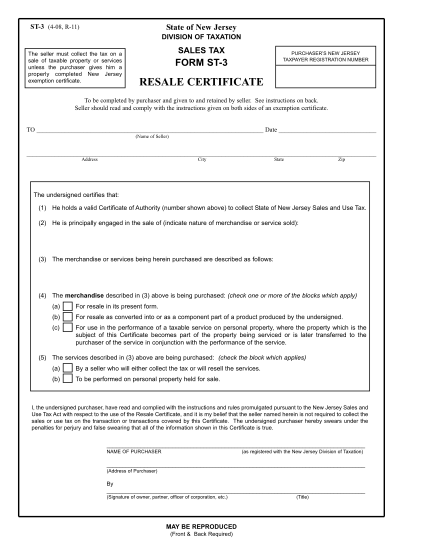 452949403-sales-tax-purchasers-new-jersey-taxpayer-registration-number-form-st3-454876561-resale-certificate-to-be-completed-by-purchaser-and-given-to-and-retained-by-seller