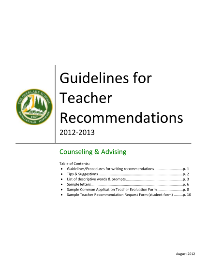 45307597-guidelines-for-teacher-recommendations-the-overlake-school