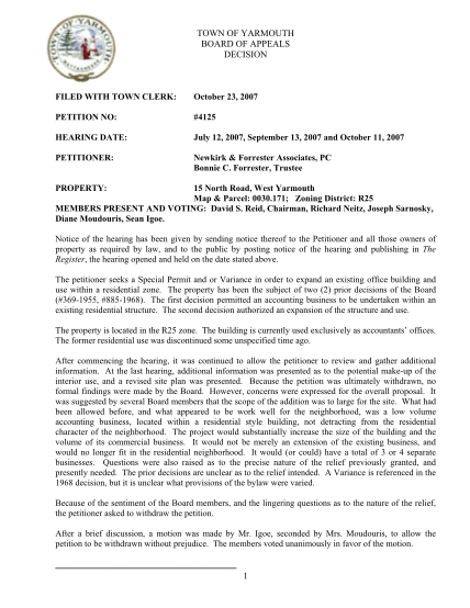 453357891-town-of-yarmouth-board-of-appeals-decision-filed-with-town-clerk-october-23-2007-petition-no-4125-hearing-date-july-12-2007-september-13-2007-and-october-11-2007-petitioner-newkirk-ampamp-yarmouth-ma