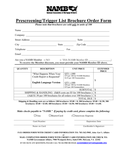 45350568-prescreeningtrigger-list-brochure-order-form-namb-namb