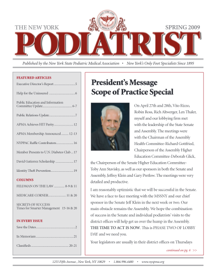 45372368-nyspma-6527-spring-news-rev2indd-new-york-state-podiatric-nyspma