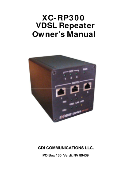 454060053-xc-rp300-vdsl-repeater-owners-manual