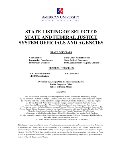 45558068-state-listing-of-selected-state-and-federal-justice-system-officials-and