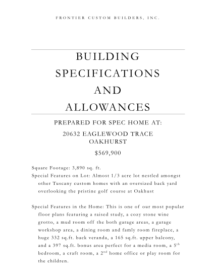 455613118-building-specifications-and-allowances-frontier-custom-builders