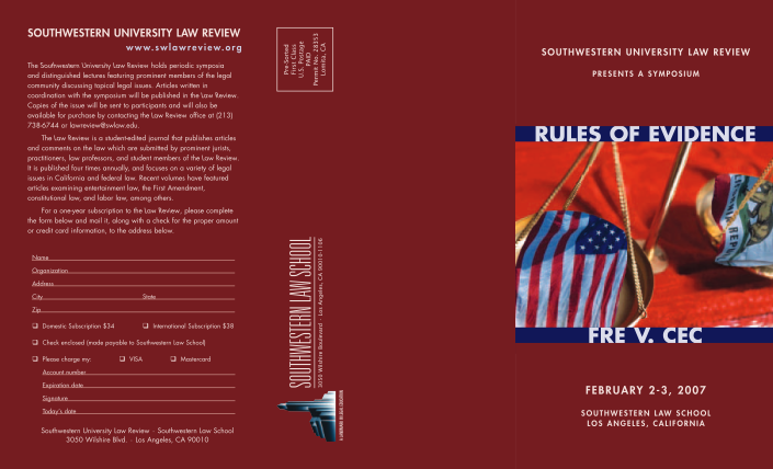 45589310-rules-of-evidence-fre-v-cec-southwestern-law-school-swlaw