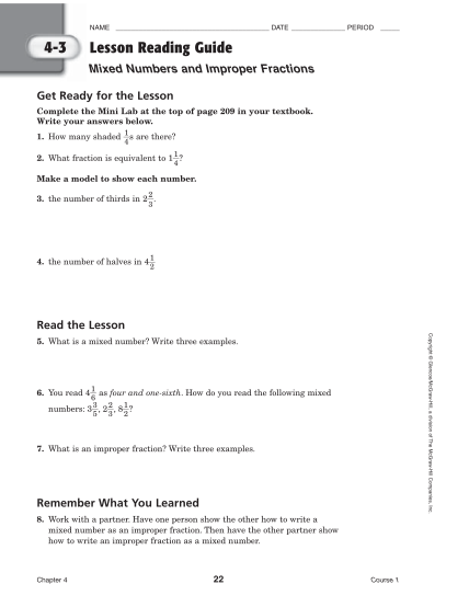 456377537-name-date-period-43-lesson-reading-guide-mixed-numbers-and-improper-fractions-get-ready-for-the-lesson-complete-the-mini-lab-at-the-top-of-page-209-in-your-textbook-masteryoung