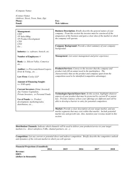 456384710-executive-summary-template-cooley-llp