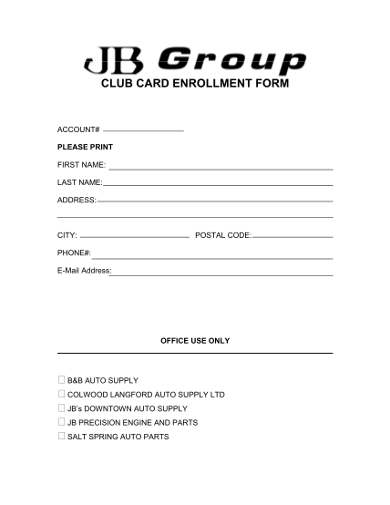 456697653-club-bcard-enrollment-formb-jb39s-auto-parts-plus-jbgroup