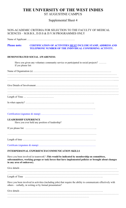 45708495-prescribed-application-form-uwi-st-augustine-university-of-the-sta-uwi