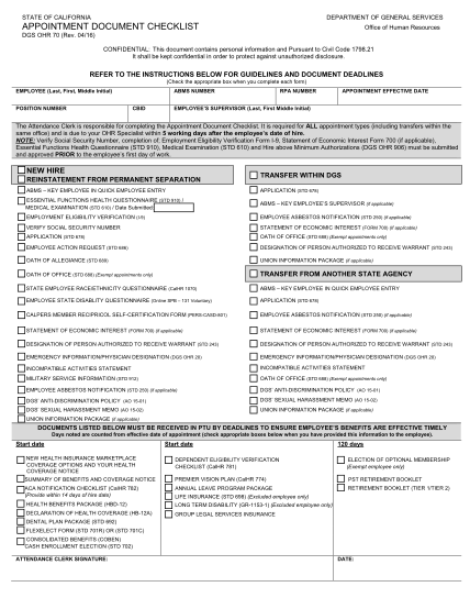 457204680-appointment-document-checklist-california-documents-dgs-ca