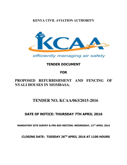 457492915-kenya-civil-aviation-authority-tender-document-for-proposed-refurbishment-and-fencing-of-nyali-houses-in-mombasa