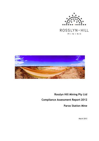 457833753-rosslyn-hill-mining-pty-ltd-compliance-assessment-report
