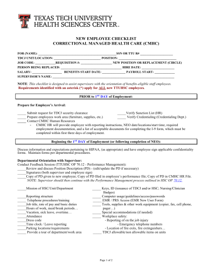 458691653-new-employee-checklist-correctional-managed-health-care-cmhc-for-name-ssn-or-ttu-r-tdcj-unitlocation-position-job-code-requisition-new-position-or-replacement-circle-person-being-replaced-hire-date-salary-benefits-start