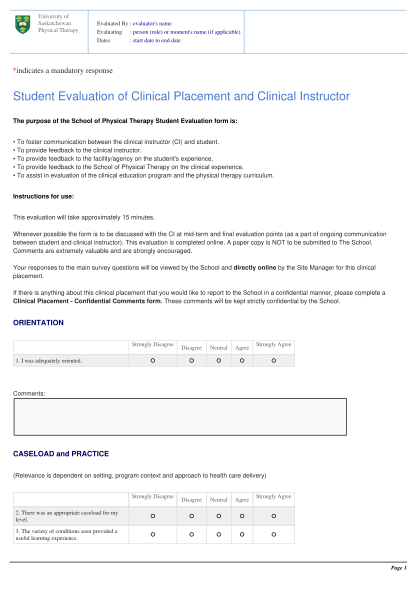 45973254-university-of-saskatchewan-physical-therapy-evaluated-by-evaluators-name-evaluating-person-role-or-moments-name-if-applicable-dates-start-date-to-end-date-indicates-a-mandatory-response-student-evaluation-of-clinical-placement