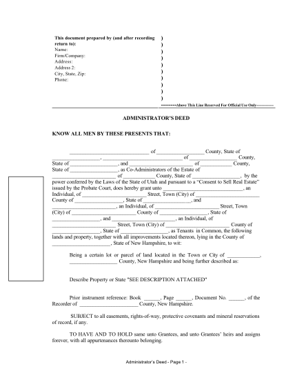 4602255-fillable-fiduciary-deed-nh-form