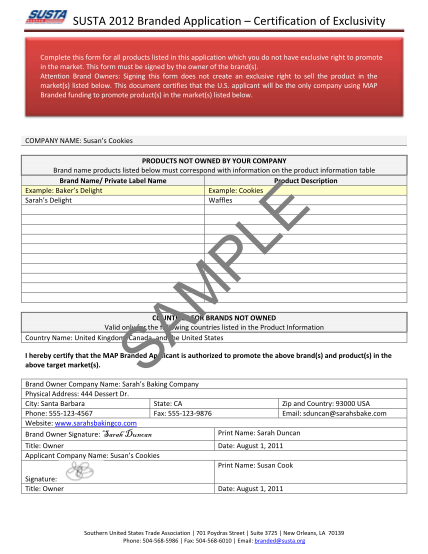 46040969-susta-2012-branded-application-certification-of-exclusivity-susta