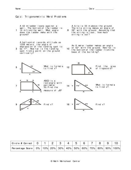 460901266-quiz-trigonometric-word-problems-math-worksheets-center