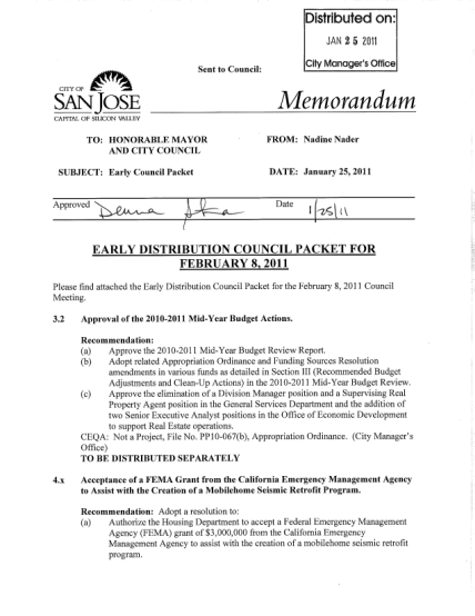 461382105-distributed-on-jan-5-zoll-ciy-managers-office-sent-to-council-city-of-san-jose-memorandum-capital-of-silicon-valley-to-honorable-mayor-and-city-council-subject-early-council-packet-approved-from-nadine-nader-date-january-25-2011-date