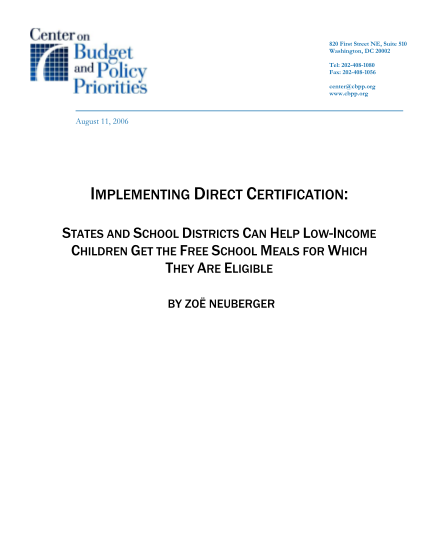 46153956-implementing-direct-certification-center-on-budget-and-policy-cbpp