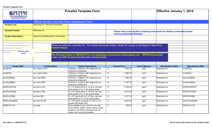 46200850-pricelist-template-form-pricelist-template-form-effective-january-1-2014-official-vendor-line-item-price-submission-form-product-line-steelcase-inc-peppm