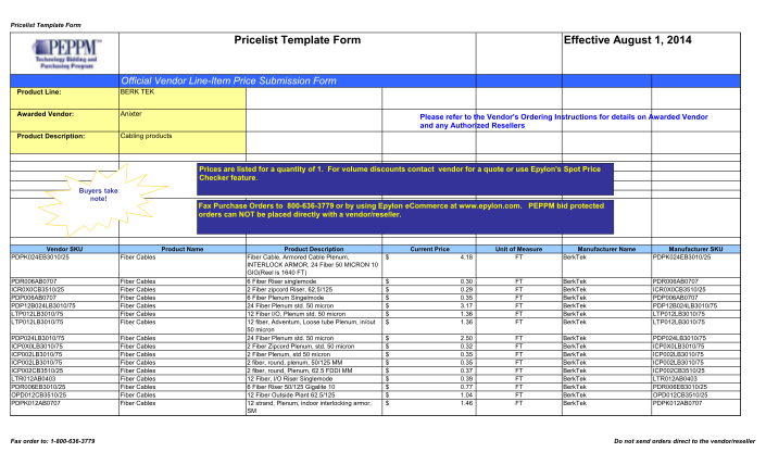 46201789-effective-january-1-2014-pricelist-template-form-peppm-peppm