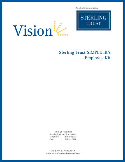 46318215-sterling-trust-simple-ira-employee-kit-vision-documents