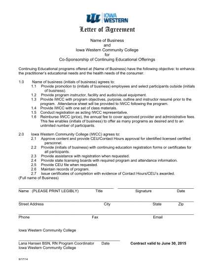 46374940-sample-letter-of-agreement-form-iowa-western-community-college-iwcc