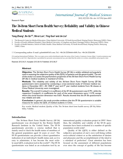 46410369-the-36-item-short-form-health-survey-reliability-and-validity-in-medsci