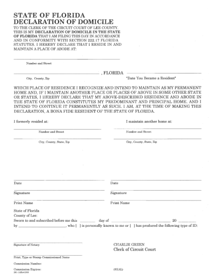 46442918-fillable-florida-declaration-of-domicile-form-lee-county