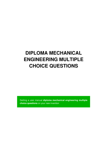 464620908-diploma-mechanical-engineering-multiple-choice-sdrymmcom